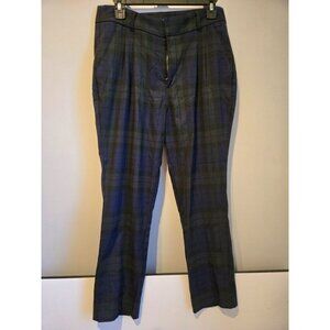 Abercrombie & Fitch Plaid Dress Pants Women’s Size M holiday Tartan